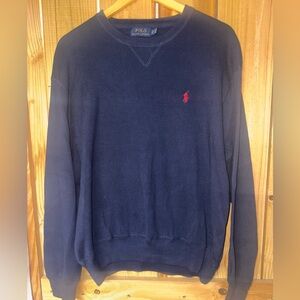 Ralph Lauren Men's Navy Crewneck Sweater